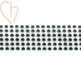 Swarovski Metallic Transfere noir