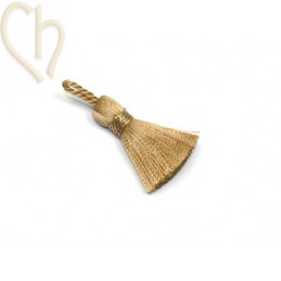 Floche Pampille 25mm beige