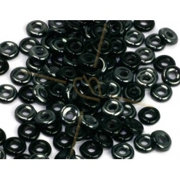 O-beads Jet Hematite