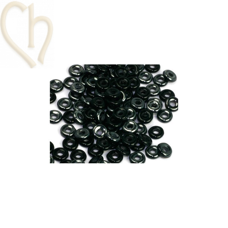 O-beads Jet Hematite