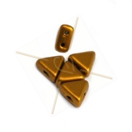 Kheops® Par Puca® beads 6mm Bronze Gold Mat