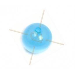 Polaris boule ronde 12mm Bleu Ciel