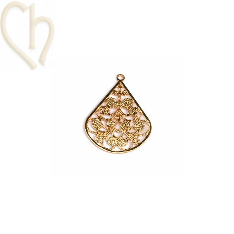 pendentif filigran 30*23 mm