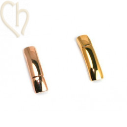 fermoir magnetique acier courbe  6*3.5mm 