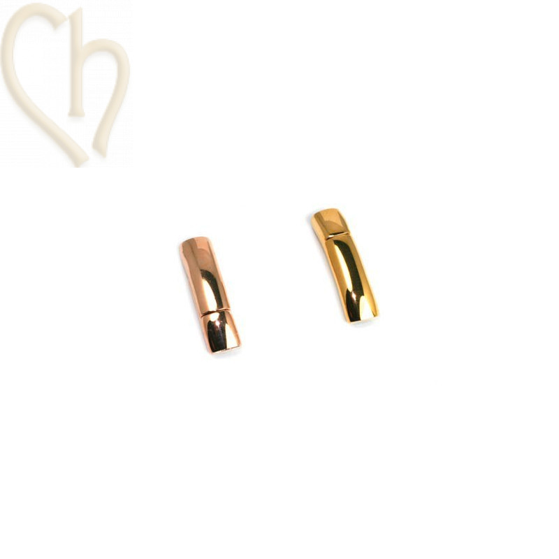 fermoir magnetique acier courbe  6*3.5mm 