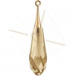 Pendant Swarovski Pure Drop 31.5mm Golden Shadow