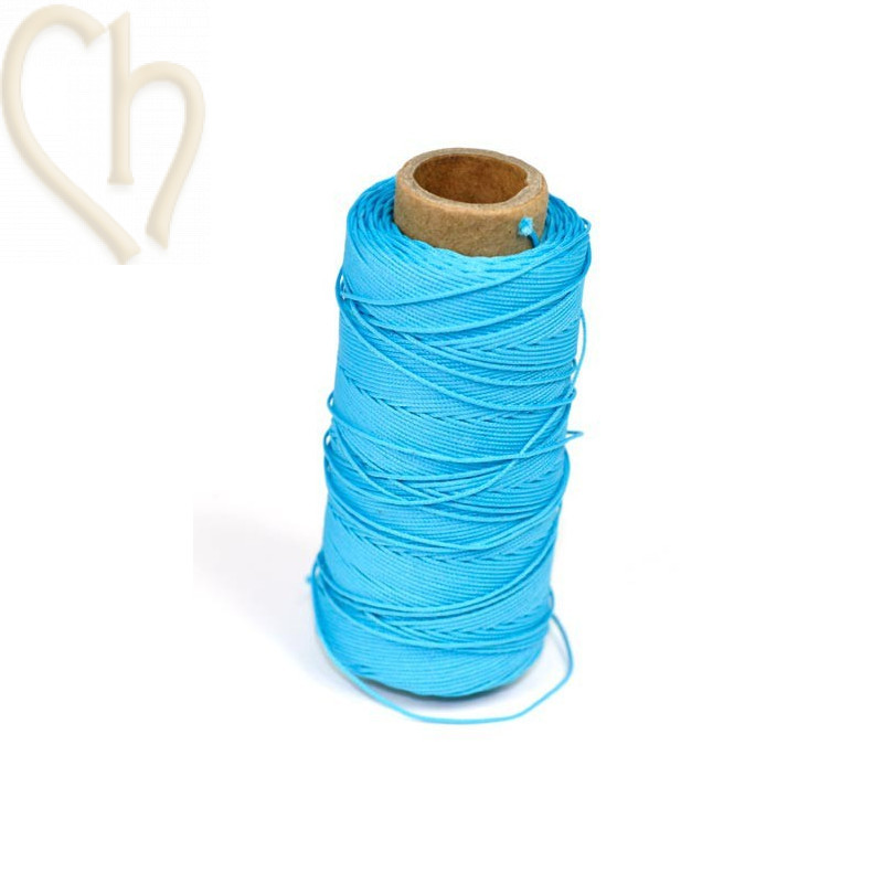 cordon polyester 0.5mm turquoise