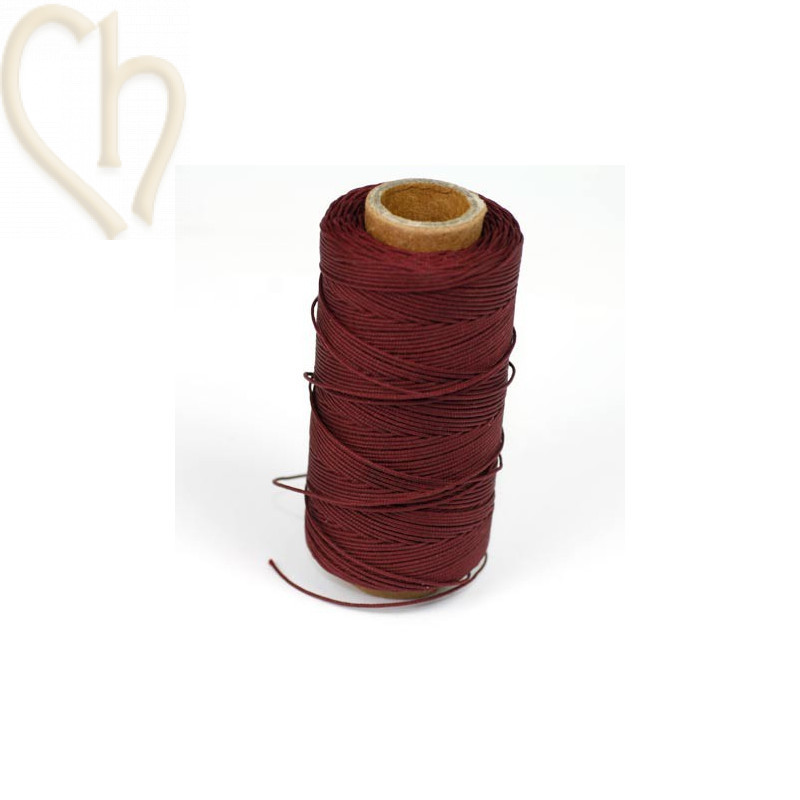 Polyester cord 0.5mm bordeaux