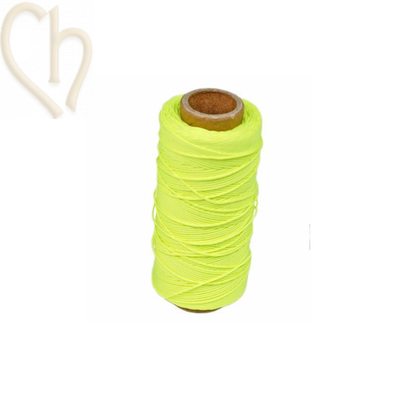 polyester koord 0.5mm fluo geel