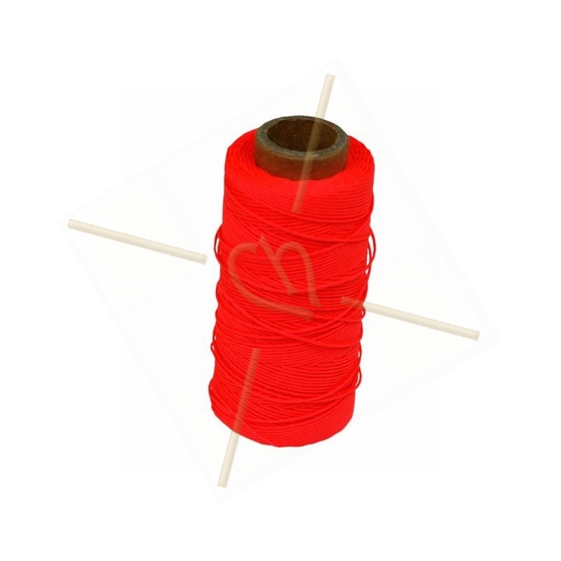 polyester koord 0.5mm Rood fluo