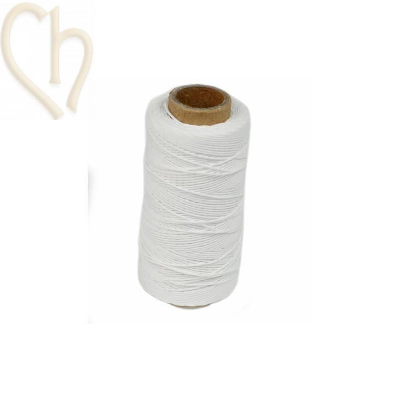 polyester koord 0.5mm wit