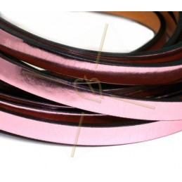 leder lint 5mm Rose Metal