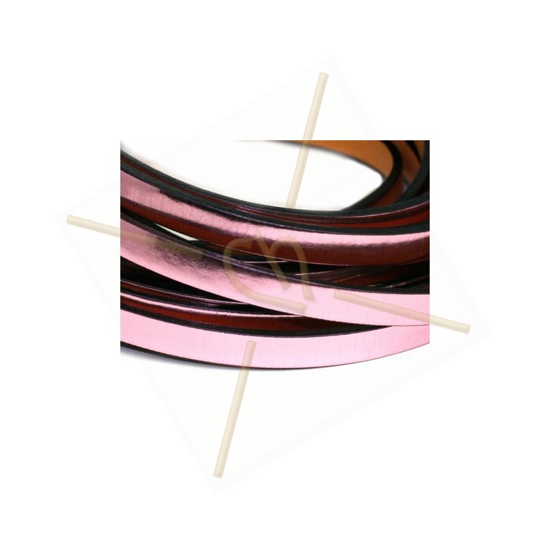 leder lint 5mm Rose Metal leder lint 5mm Rose Metal