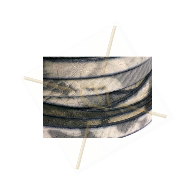 leder plat 10mm snake leder plat 10mm snake
