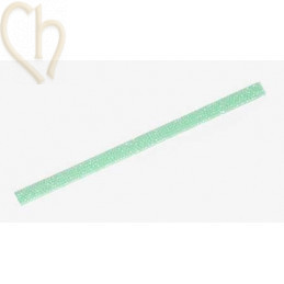 Cristal Fine Rocks/Mesh Lanière 16*8mm Mint Alabaster
