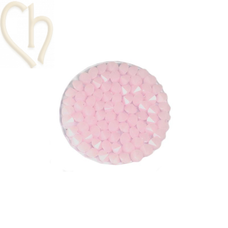 Crystal ROCKS 24mm Rose Alabaster