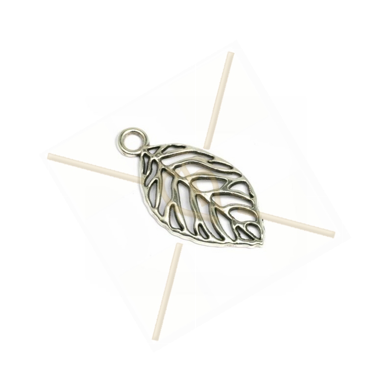 pendentif feuille 26*16mm