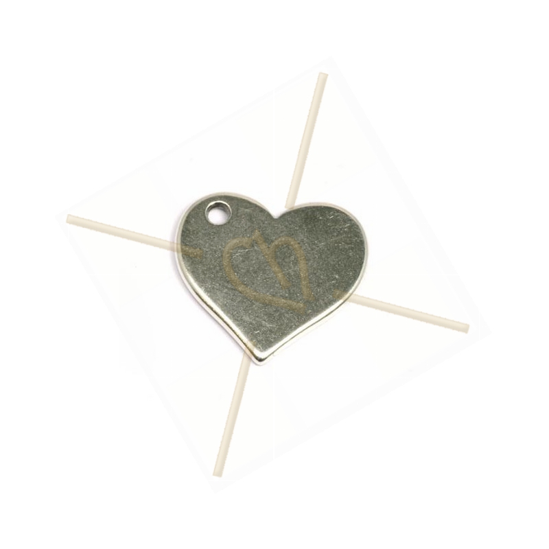 pendant 20mm heart