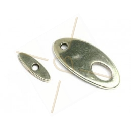 clasp oval 2-parts