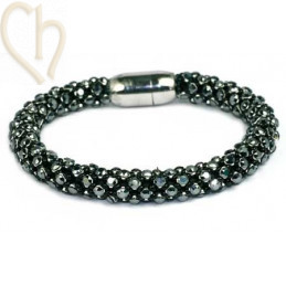 bangle Feria jet hematite