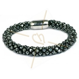 bangle Feria jet hematite