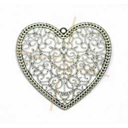 pendant fill. heart 30mm