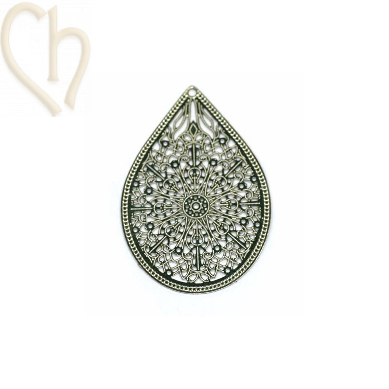 pendant fill. goutte 25mm