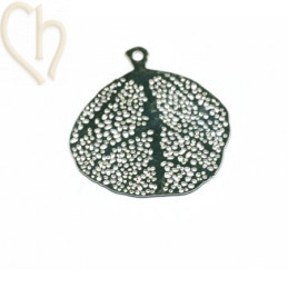 pendentif fill. feuille 20mm