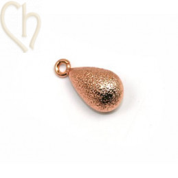 pendentif goutte metal 15mm