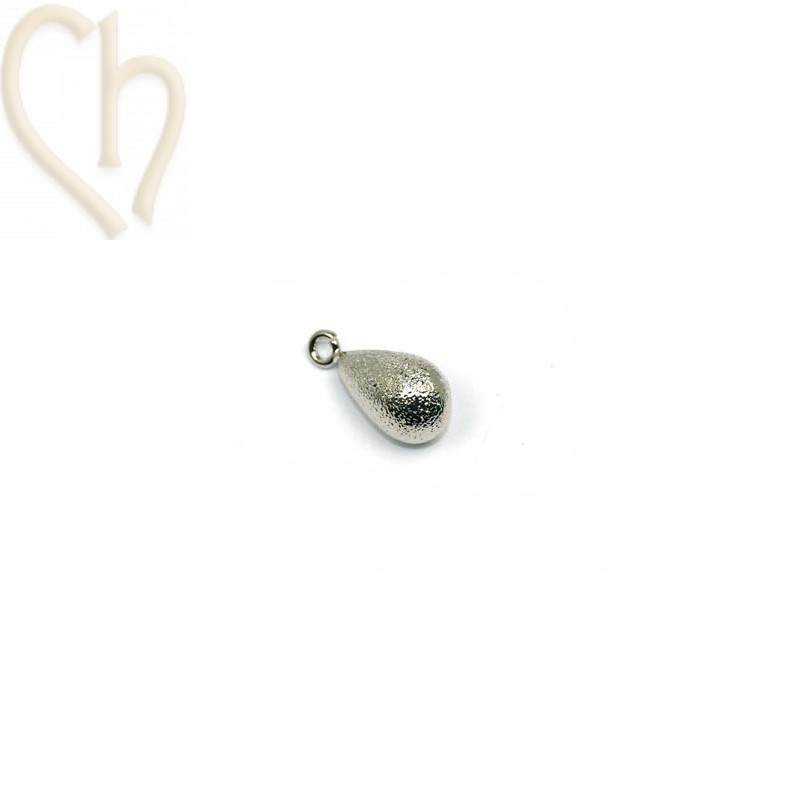 pendentif goutte metal 15mm