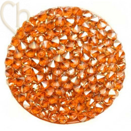 Crystal Rocks 30mm Golden Shadow Copper