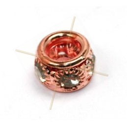 metal ring  7*10mm with strass