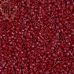 Delica 11/0 5gr. Dyed Opaque Cranberry