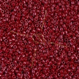 Delica 11/0 5gr. Dyed Opaque Cranberry
