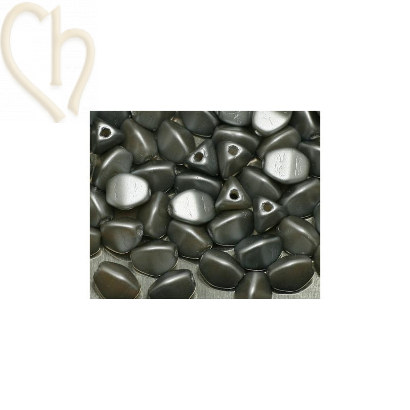 Pinch Beads pastel gris clair argent