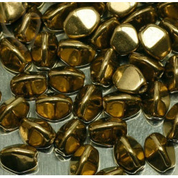 Pinch Beads jet bronze dorado