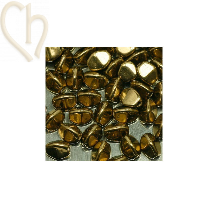 Pinch Beads jet bronze dorado