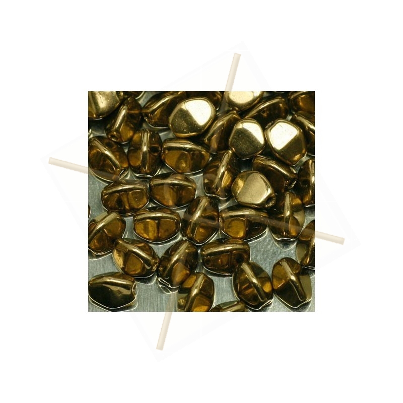 Pinch Beads jet bronze dorado