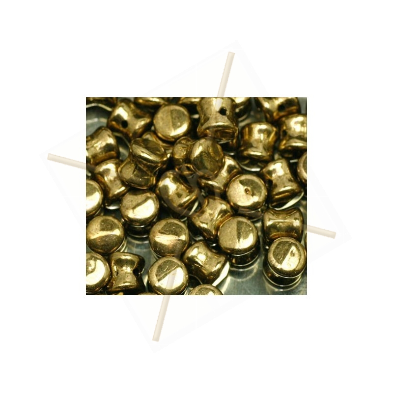 Pellet beads 4*6mm bronze clair
