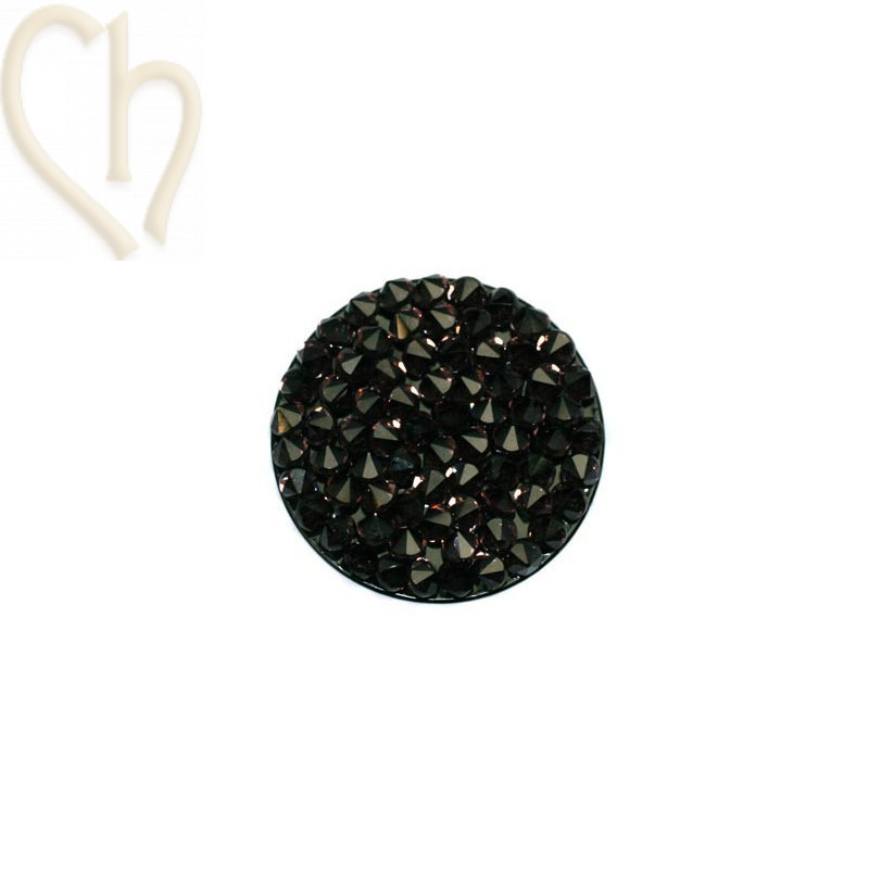 Crystal Rocks 24mm Vintage Rose / noir
