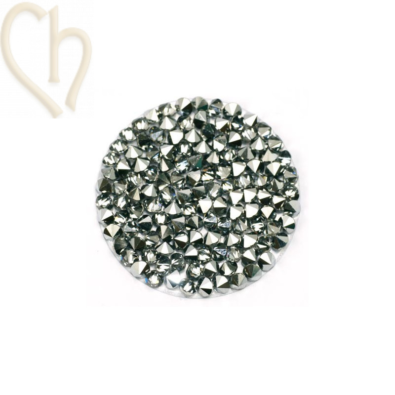 Crystal Rocks 30mm Chrome