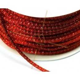 chain "robinnet" 2mm with filligran red