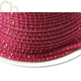 chain "robinnet" 2mm with filligran fuchsia