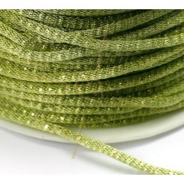 chain "robinnet" 2mm with filligran green