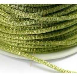 ketting "robinnet" 2mm met filligran groen