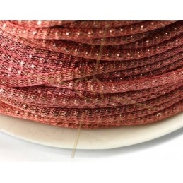 chain "robinnet" 2mm with filligran pink