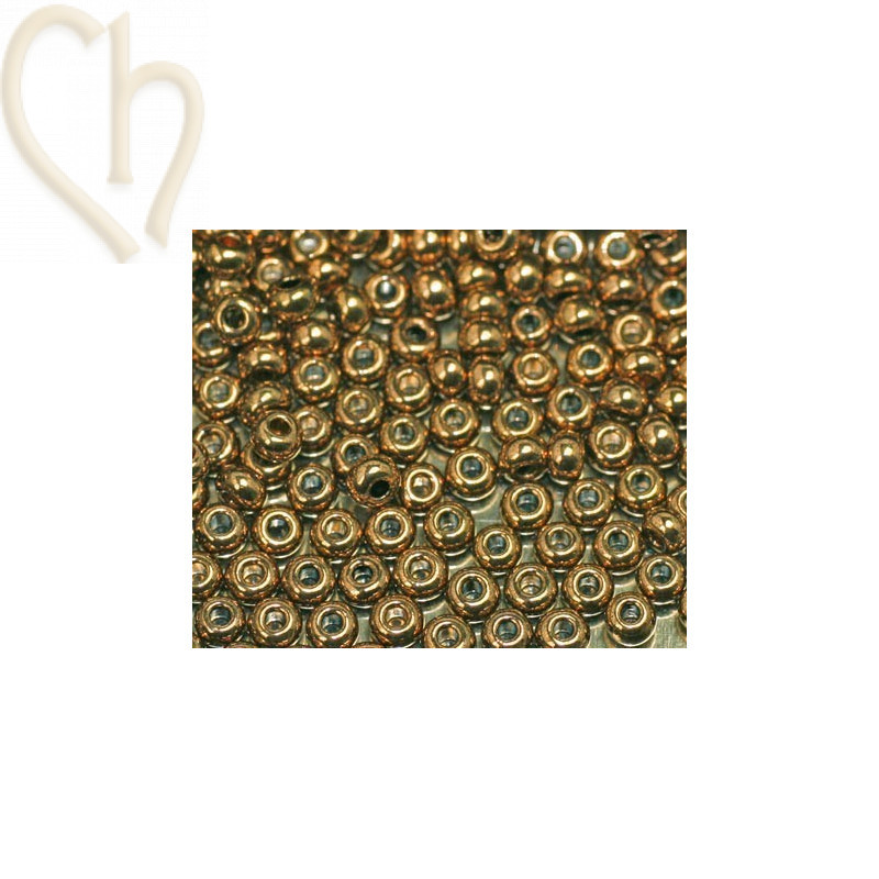 rocaille seedbead 11/0 Jet Dorado