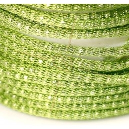 ketting "robinnet" 2mm met filligran gifgroen