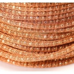 ketting "robinnet" 2mm met filligran copper