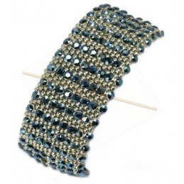 Pack Bracelet "Almaz" Metallic Blue